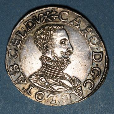 Monnaies lorraine duche de lorraine charles iii 1545 1608 teston au buste viril nancy 135618a