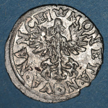 Monnaies lorraine duche de lorraine henri ii 1608 1624 demi gros nancy 125129r