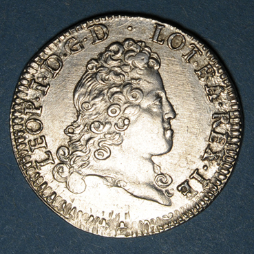 Monnaies lorraine duche de lorraine leopold 1697 1729 teston 1716 nancy 135838a