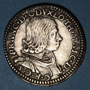 Monnaies lorraine duche de lorraine nicolas francois 1634 teston 1634 florence 135913a