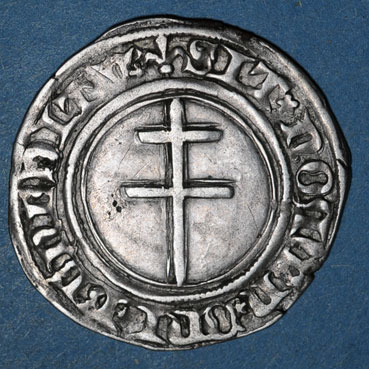 Monnaies lorraine lorraine duche de bar rene i 1419 1480 gros saint mihiel apres 1435 116284r